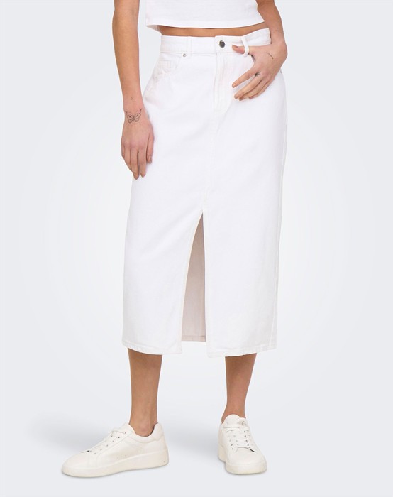 Bianca Midi Denim Nederdel